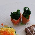 はらぺこさや's cooksnap of when they made ひな祭り♡菜の花のスモークサーモン包み♡.