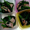 姫太郎610's cooksnap of when they made 簡単 ほうれん草とベーコン炒め.