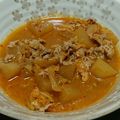 まーちゃすママ's cooksnap of when they made がっつり！！大根と豚バラのキムチ煮込み.