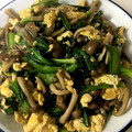 クックDFI5G9☆'s cooksnap of when they made あと1品に☆簡単♪小松菜と卵の炒め物☆.