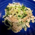すずたん子's cooksnap of when they made 豚こまの豆苗もやしのポン酢炒め.