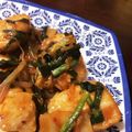 うさ実ちゃん's cooksnap of when they made 鶏むね肉の白菜キムチ炒め♪簡単にらモヤシ.