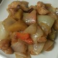 ブウチャン's cooksnap of when they made さつま芋と鶏肉の照り照り～生姜と味噌で～.