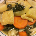 紫海月。's cooksnap of when they made 身体あったか♡大根ときのこと油揚げの煮物.