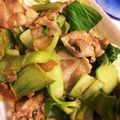 れれれんこん。's cooksnap of when they made 簡単★チンゲン菜と豚肉の炒め物.