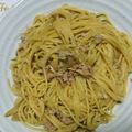 ゆかとぅん's cooksnap of when they made 麺つゆでツナの和風クリームパスタ.