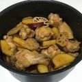 名探偵ユカ's cooksnap of when they made さつまいもと手羽元の甘辛煮.