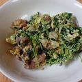 クックZ4AQ75☆'s cooksnap of when they made 豆苗のニラ玉風.