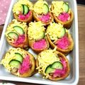 ひこたんまま's cooksnap of when they made ひな祭りにもオススメ♡三色いなり寿司.