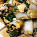スティッチ、's cooksnap of when they made 白菜とニラの玉子とじ.