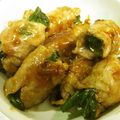 由芽15's cooksnap of when they made ♪青ねぎの豚肉まき照り焼き♪.