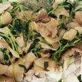 tamikyoko's cooksnap of when they made 豆苗と豚バラのマヨ炒め.
