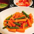 クックMZZMNP☆'s cooksnap of when they made ベーコンで✿インゲンと人参の蒸し煮.