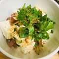 ♪USAGI♪'s cooksnap of when they made 豆腐の胡麻油あえ 簡単ﾚｼﾋﾟ.