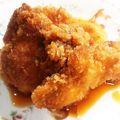 ま～にゃんず's cooksnap of when they made ☆簡単、絶品！ささみフライの甘辛煮☆.