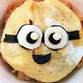 なるー156's cooksnap of when they made カップdeミニオン弁当.