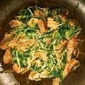 たぼかず's cooksnap of when they made 牛肉と水菜のはりはり.