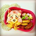 あひ0's cooksnap of when they made はぐっとプリキュア♡キャラ弁.