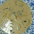 にゃにゃP's cooksnap of when they made キノコの豆乳チャウダー.