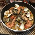 ♡ひな祭り♡'s cooksnap of when they made お店の味！フライパンで簡単海鮮パエリア.