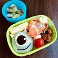 y_u♡'s cooksnap of when they made キャラ弁 サリー＆マイク モンスター.