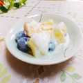 旦那は皿洗い's cooksnap of when they made 柿と林檎のヨーグルトサラダ✿.