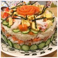 はっっちゃん's cooksnap of when they made 食卓を華やかに演出！お祝いちらし寿司.