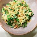 こもこもりのりの's cooksnap of when they made 菜花とスモークサーモンのポテサラ.