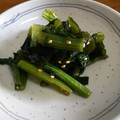 けにい先輩's cooksnap of when they made あっさりと♪小松菜とわかめの酢の物.