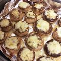 Tiffakin's cooksnap of when they made マッシュルームのひとくちアヒージョ.
