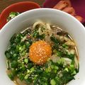 yoshitomam's cooksnap of when they made *ラー油とごま油が香る肉うどん*.