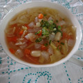 イチゴ、イチゴ。's cooksnap of when they made ♡減塩 お豆と野菜のトマトスープ♡.