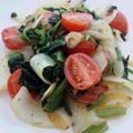 リンリン・・・'s cooksnap of when they made トマトと玉葱の彩りペペロンチーノ風炒め☆.