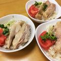 ここぶーママ's cooksnap of when they made ☆炊飯器で簡単☆カオマンガイ☆.