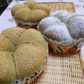 nyangomama's cooksnap of when they made お彼岸にもどうぞ。よもぎ餅風ちぎりパン.