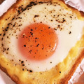 あいこ1217's cooksnap of when they made 目玉焼きトースト.