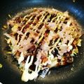 o^o^oayuayu's cooksnap of when they made どろソースでお好み焼き.