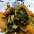 kochalove's cooksnap of when they made 生鮭ときのこのバターポン酢炒め.