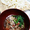 “ありあ”'s cooksnap of when they made きのこたっぷり付け汁うどん.