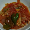 ヨシヨッシー's cooksnap of when they made 簡単☆鶏肉と夏野菜のトマトソース炒め.