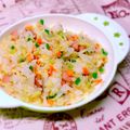 夢麗翔望mama's cooksnap of when they made 卵なし☆なんちゃってチャーハン《幼児食》.
