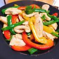 よっぴぃぴぃ's cooksnap of when they made 鶏胸肉とピーマンのチンジャオロース風.