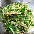 pearlpopi's cooksnap of when they made 豆苗ときゅうりとツナのサラダ.