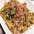 とむ子。's cooksnap of when they made ■オクラとえのきの卵とじ■.