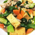 ANMOS0915's cooksnap of when they made 青梗菜と厚揚げの中華炒め.