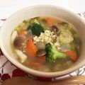マナとエミ's cooksnap of when they made セブンみたいな☆生姜香るもち麦スープ２.