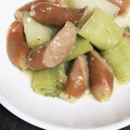 ミルクガラス's cooksnap of when they made ねぎとソーセージのマスタードクリーム煮.