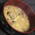 ミルクガラス's cooksnap of when they made だし入り味噌で簡単＊もやしコーン味噌汁.