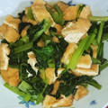 ka−rukun's cooksnap of when they made 小松菜と油揚げの煮浸し.