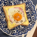 わかきゃおりん's cooksnap of when they made カルディ♡マヨとろ〜り半熟ハムトースト.